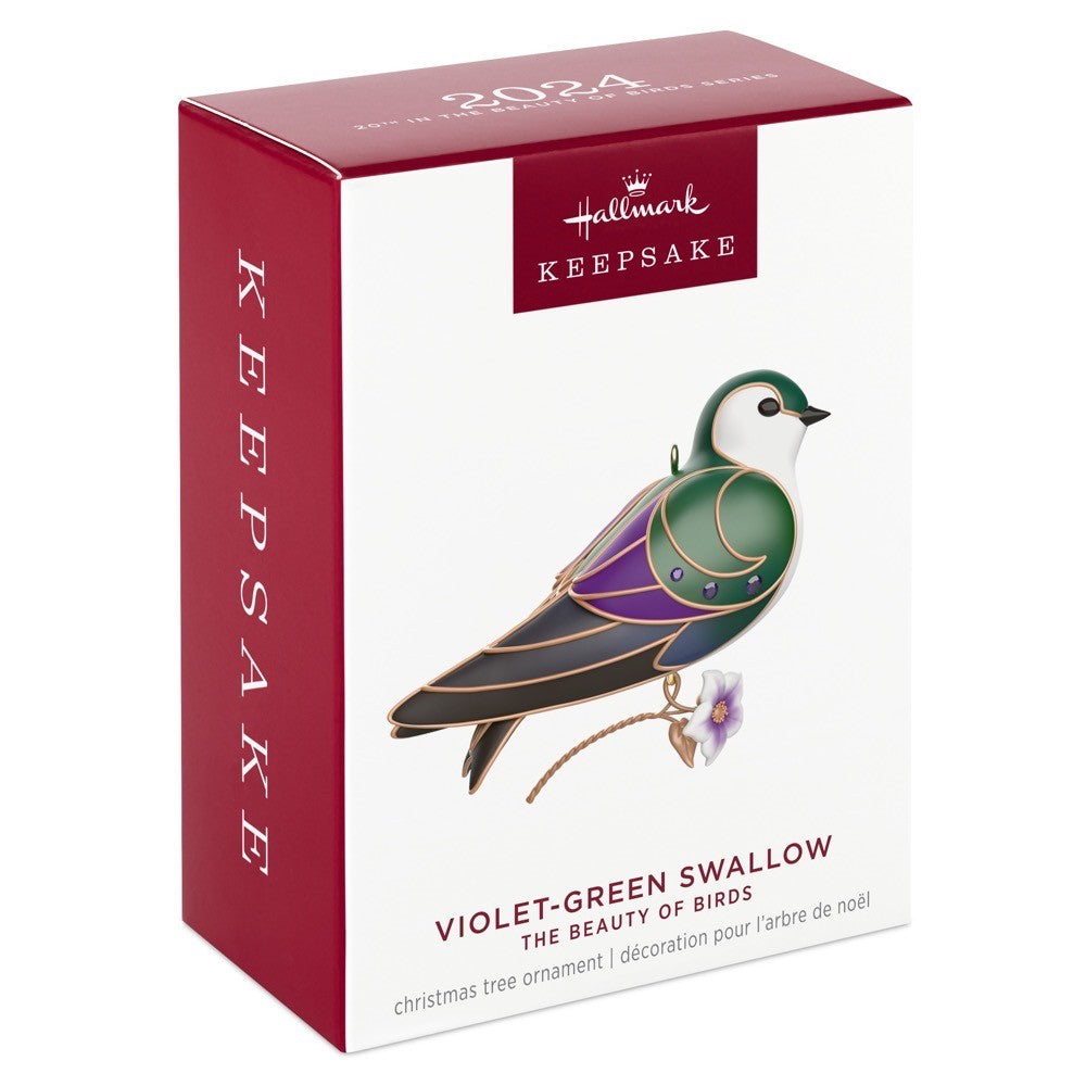 The Beauty of Birds Violet-Green Swallow Hallmark Keepsake Ornament