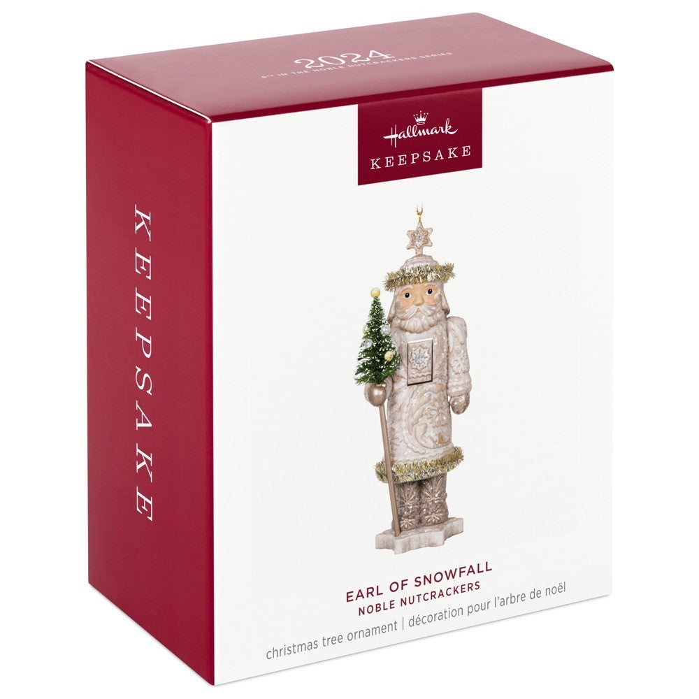 Noble Nutcrackers Earl of Snowfall Hallmark Keepsake Ornament