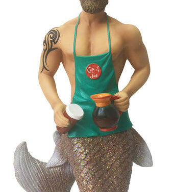 December Diamonds Java Joe Merman Ornament