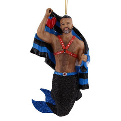 December Diamonds Leather Pride Merman Ornament
