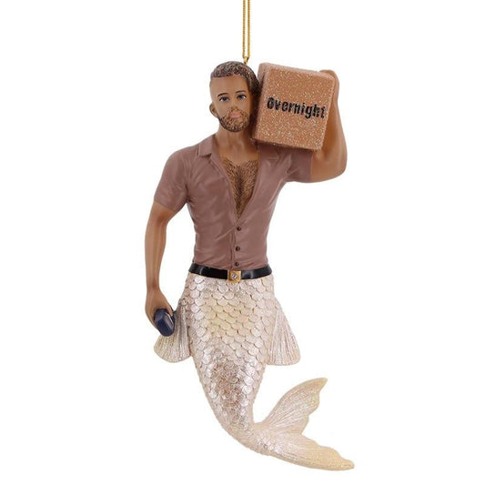 December Diamonds Merman Big Package Ornament