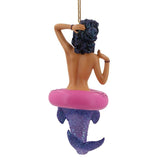 December Diamonds Mermaid Miss Flamingo Ornament