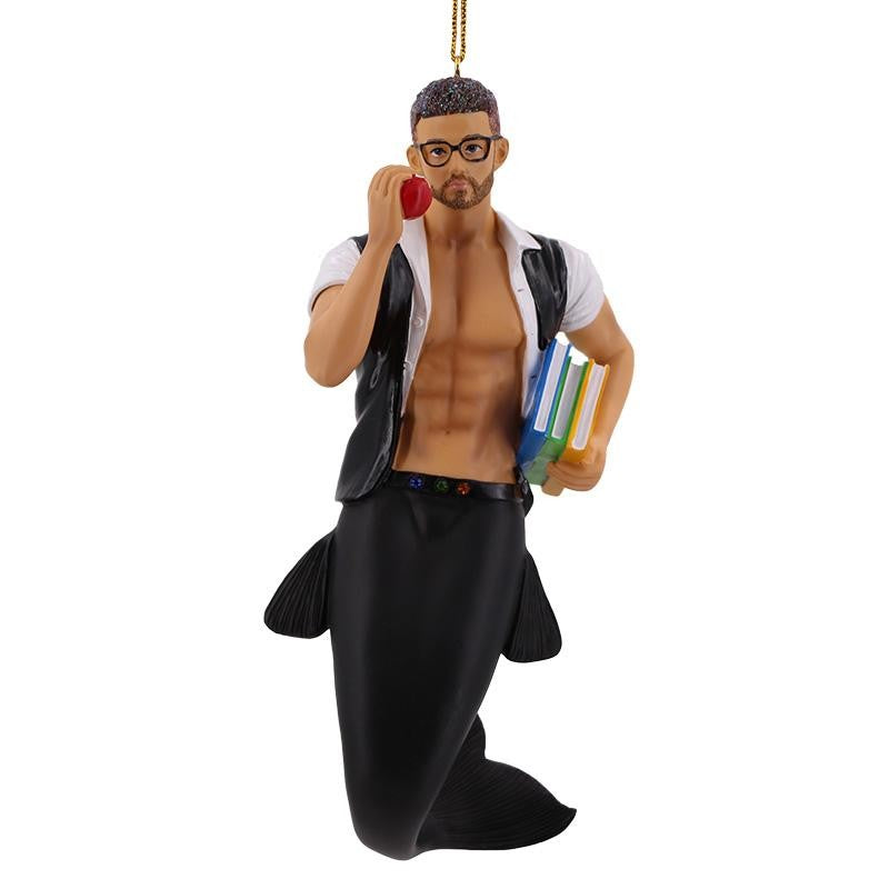 December Diamonds Hot 4 Teacher Merman Ornament