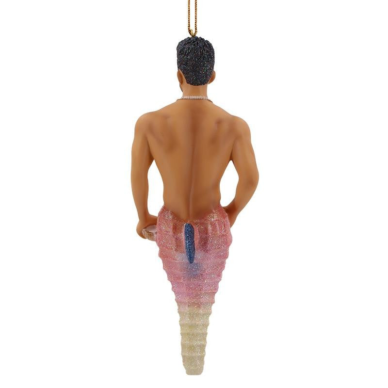 December Diamonds Sea Horse Merman Ornament