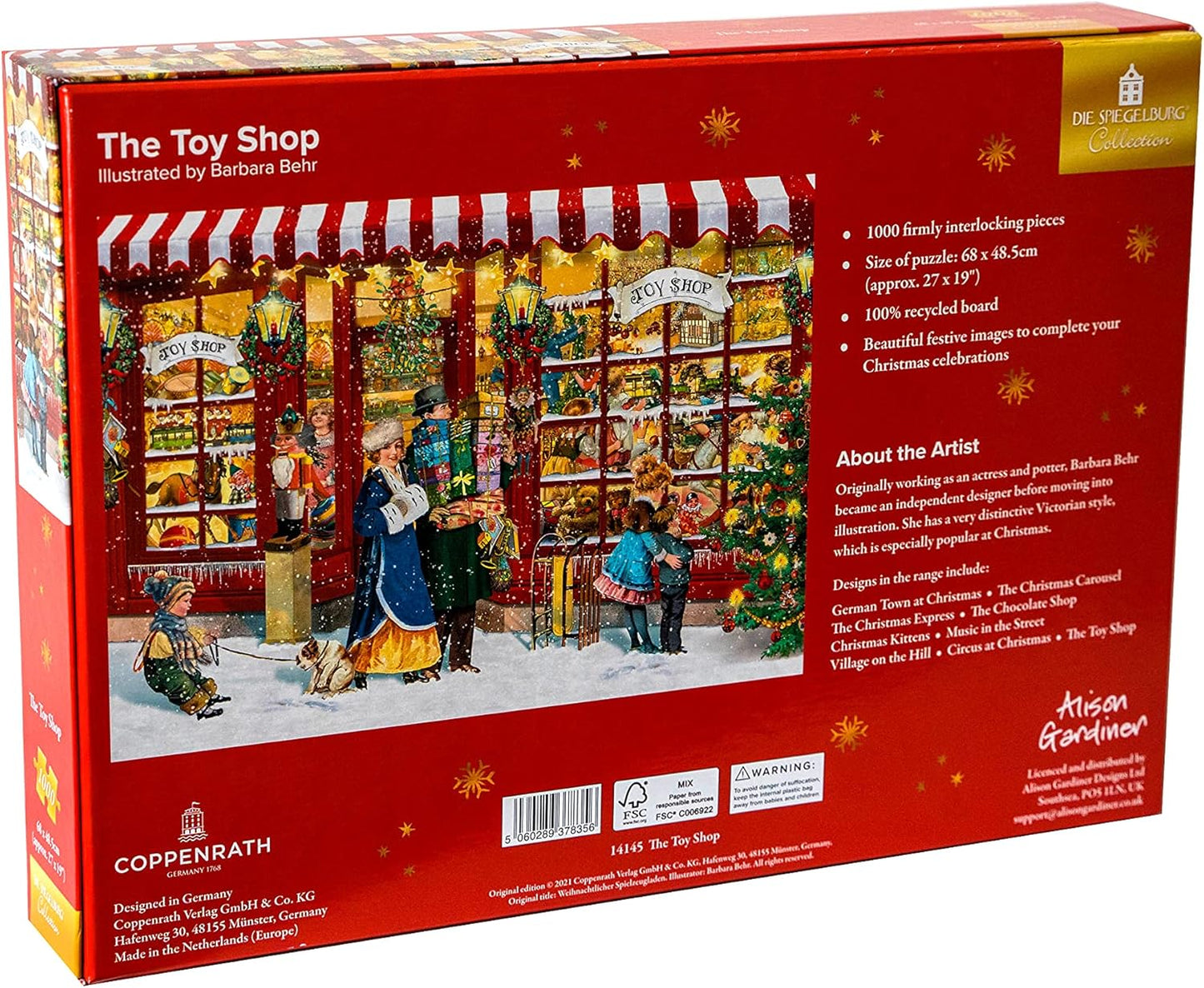 The Toy Shop at Christmas Jigsaw Puzzle