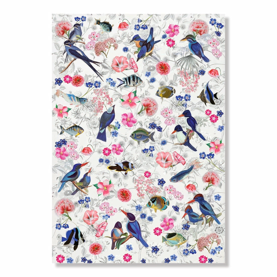 Barbara Behr Birds and Flowers Wrapping Paper Book