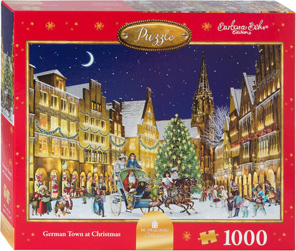 The German Town at Christmas Jigsaw Puzzle