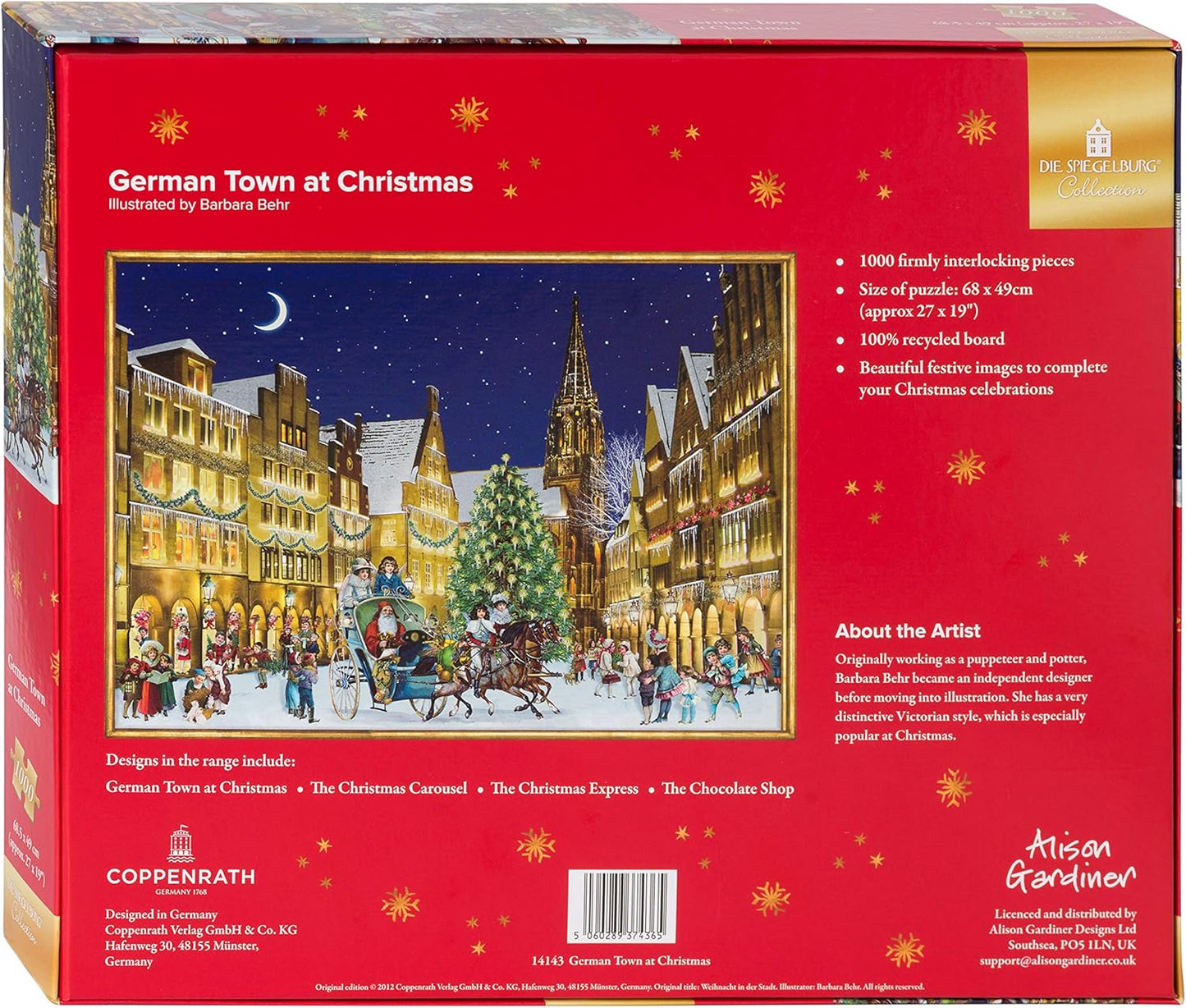 The German Town at Christmas Jigsaw Puzzle