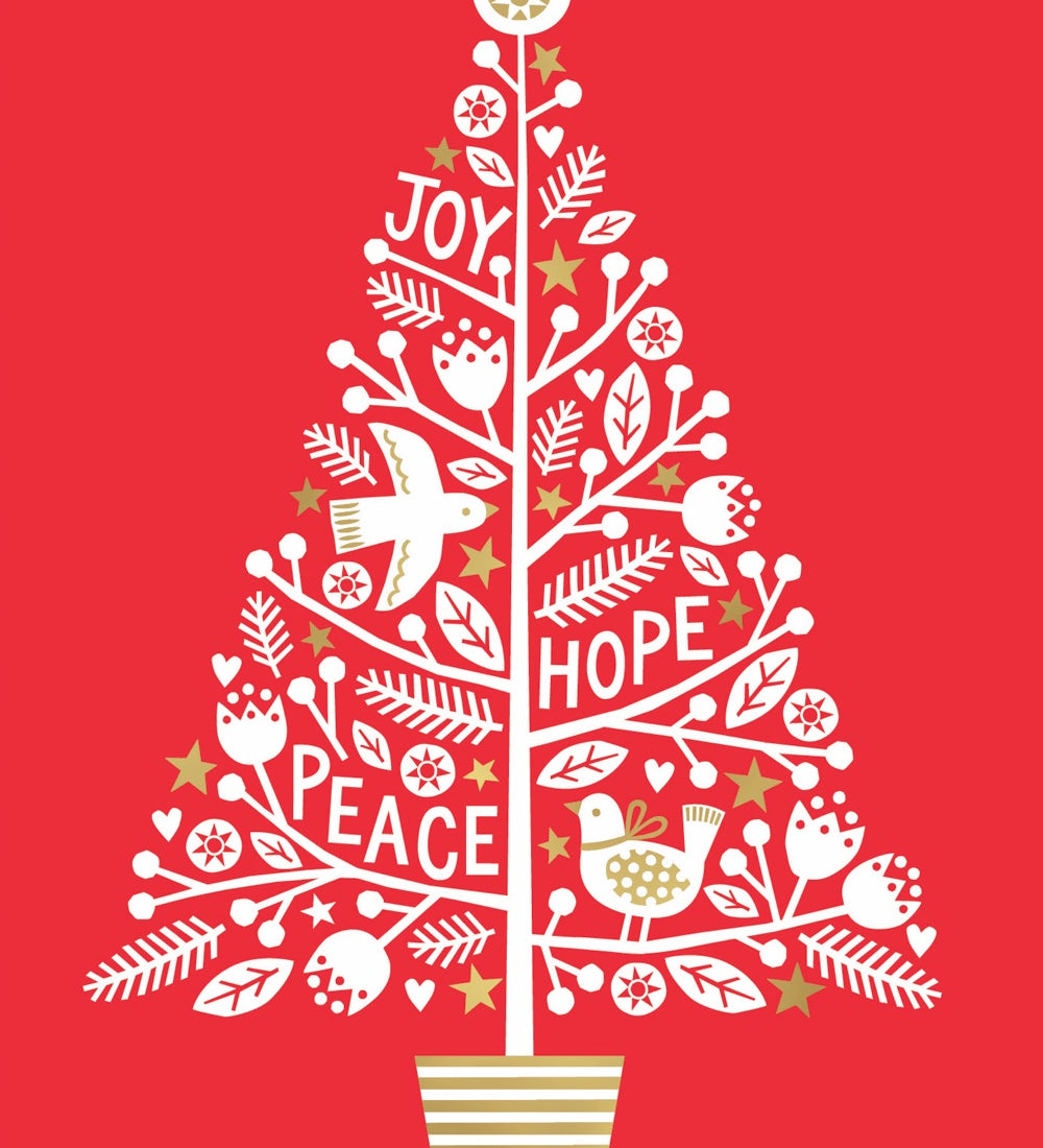 Dementia Australia Nordic Tree Charity Boxed Christmas Cards