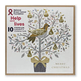 Breast Cancer Foundation Partridge Pear Tree Charity Boxed Christmas Cards