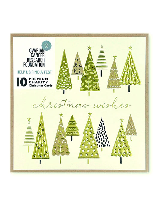 Ovarian Cancer Research Foundation Patter Trees Charity Boxed Christmas Cards