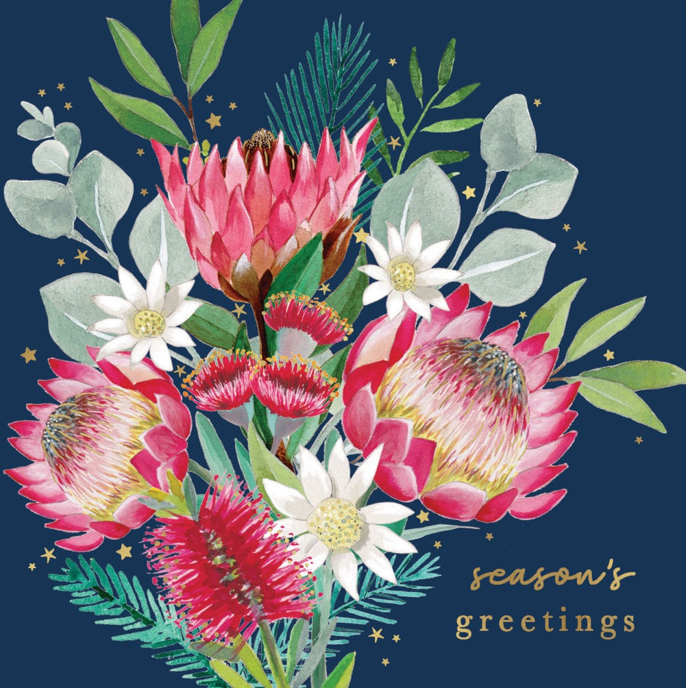 Beyond Blue Botanic Bouquet Charity Boxed Christmas Cards