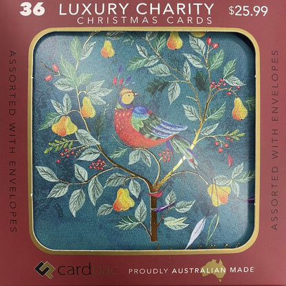 Luxury Assorted Charity Boxed Christmas Cards Box of 36