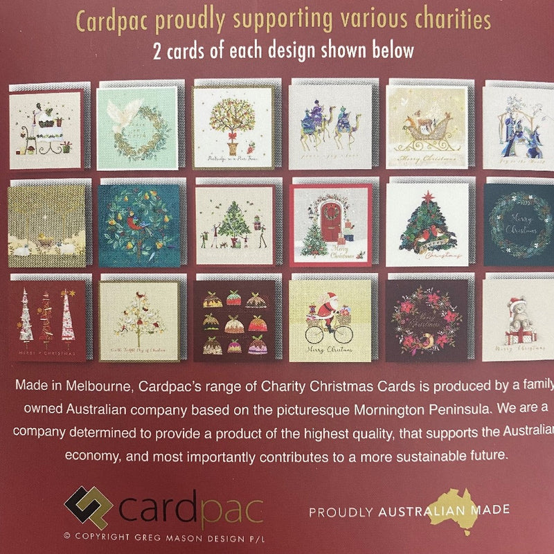 Luxury Assorted Charity Boxed Christmas Cards Box of 36
