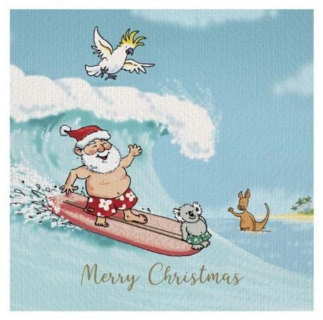 Starlight Children's Foundation Santa Surfing Charity Boxed Christmas Cards