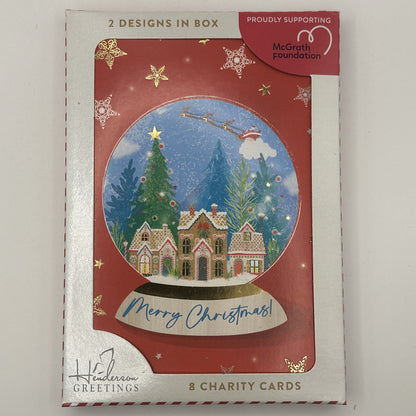 McGrath Foundation Slow Globe Charity Boxed Christmas Cards