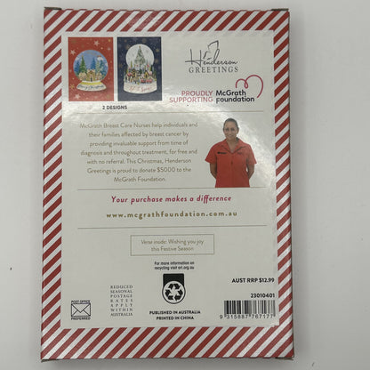 McGrath Foundation Slow Globe Charity Boxed Christmas Cards