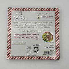 Kids Helpline Ho Ho Ho on Blue Charity Boxed Christmas Cards