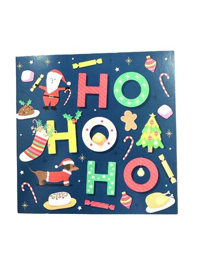 Kids Helpline Ho Ho Ho on Blue Charity Boxed Christmas Cards