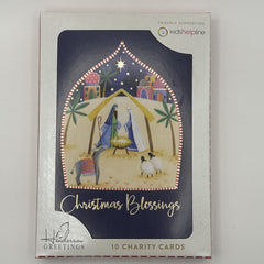 Kids Helpline Nativity Scene Charity Boxed Christmas Cards