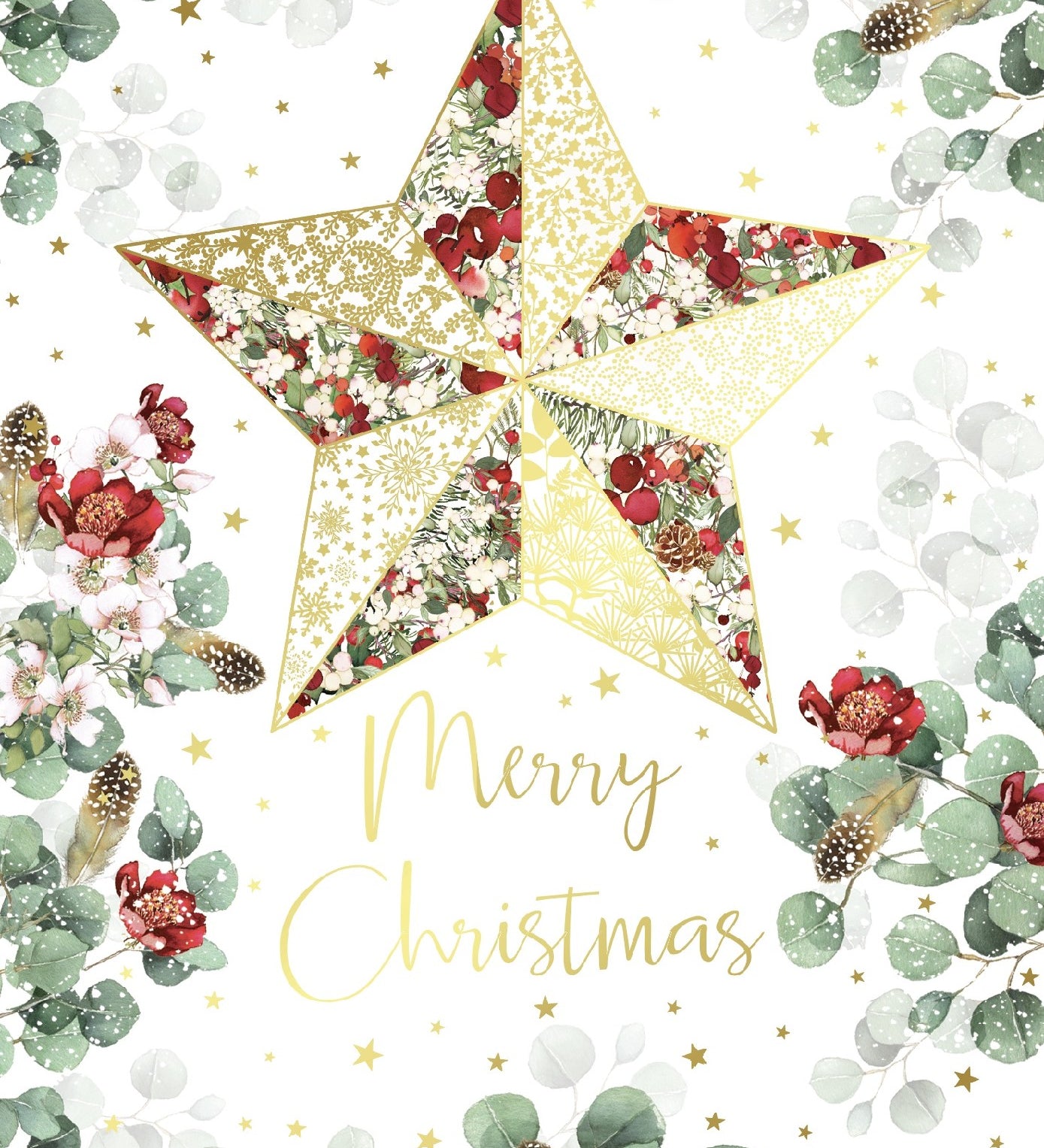 McGrath Foundation Sparkly Star Charity Boxed Christmas Cards