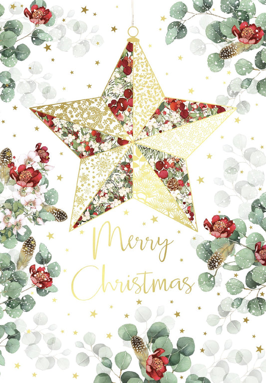 McGrath Foundation Sparkly Star Charity Boxed Christmas Cards