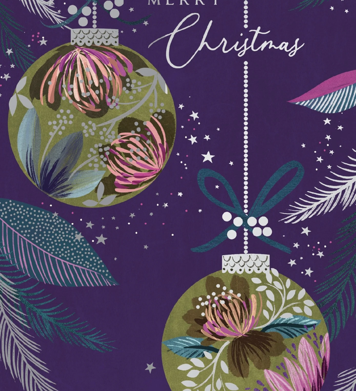 McGrath Foundation Round Baubles Charity Boxed Christmas Cards