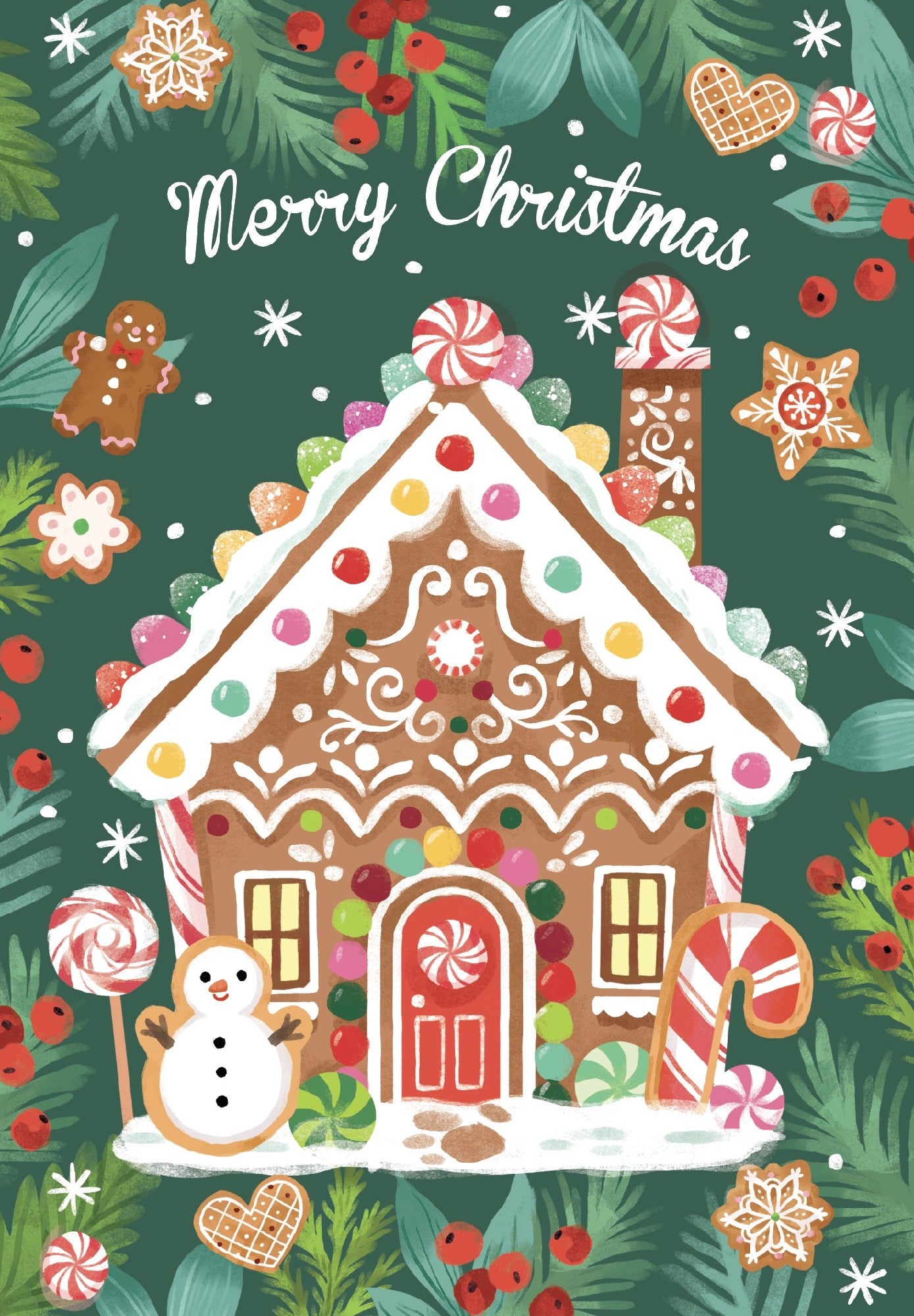 McGrath Foundation Gingerbread House Charity Boxed Christmas Cards