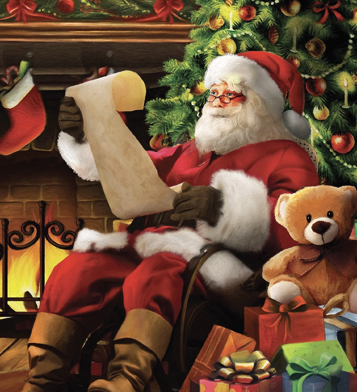 McGrath Foundation Santa List Charity Boxed Christmas Cards