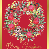 Kids Helpline Aussie Wreath Charity Boxed Christmas Cards