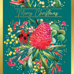 Kids Helpline Australian Floral Charity Boxed Christmas Cards
