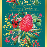 Kids Helpline Australian Floral Charity Boxed Christmas Cards