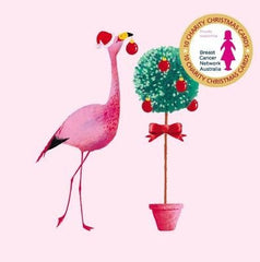 Breast Cancer Network Australia Flamingo Touch Charity Boxed Christmas Cards