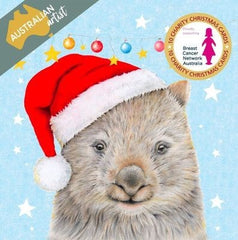 Breast Cancer Network Australia Wombat Stars Charity Boxed Christmas Cards