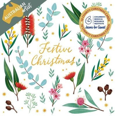 Jeans For Genes Festive Christmas Charity Boxed Christmas Cards