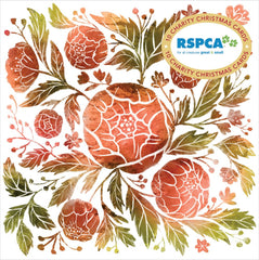 RSPCA Floral Christmas Charity Boxed Christmas Cards