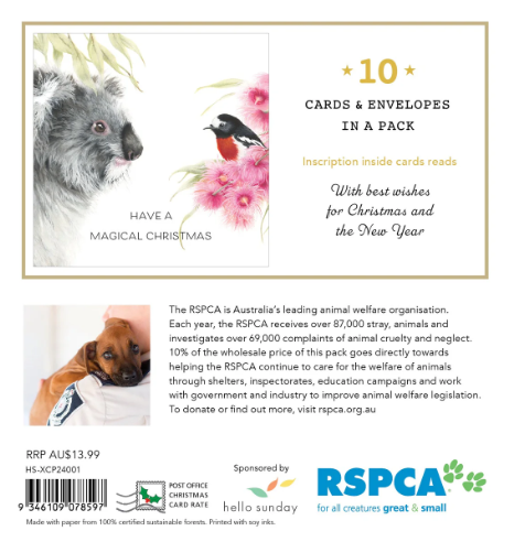 RSPCA Magical Christmas Charity Boxed Christmas Cards