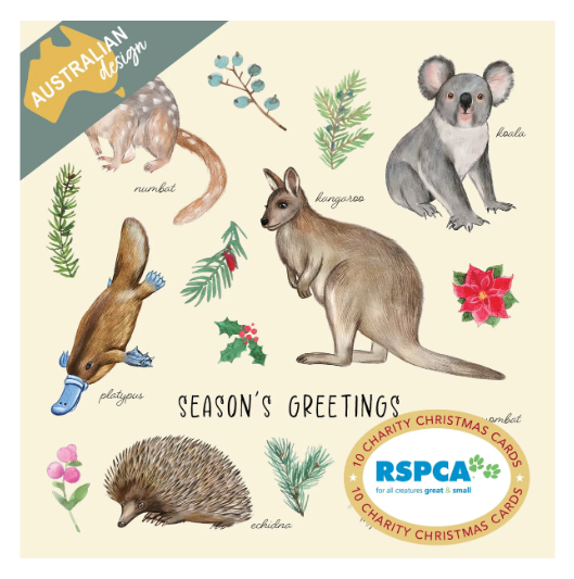 RSPCA Australian Fauna Charity Boxed Christmas Cards