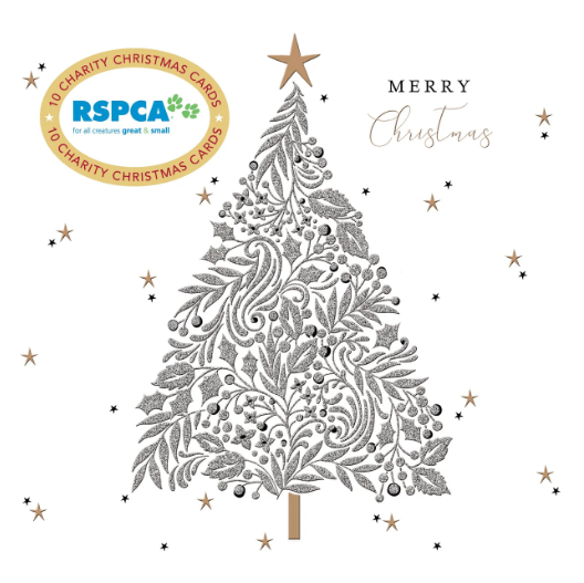 RSPCA Christmas Tree Charity Boxed Christmas Cards