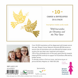 Breast Cancer Network Australia Peace Doves Charity Boxed Christmas Cards