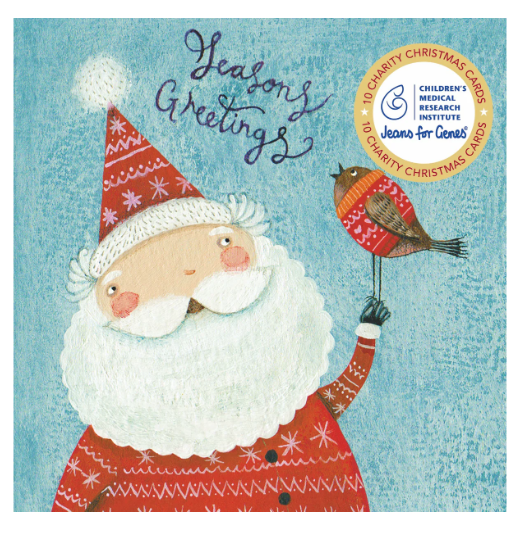 Jeans for Genes Santa Charity Boxed Christmas Cards