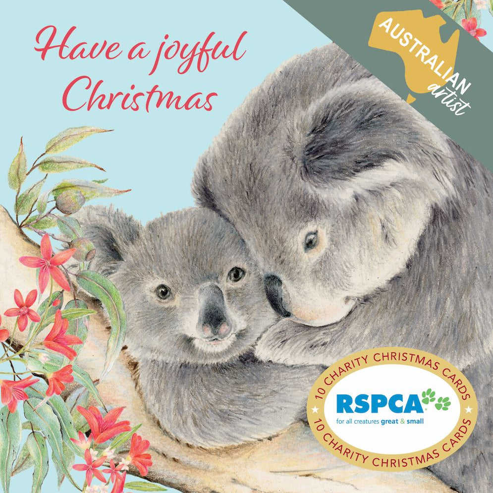 RSPCA Joyful Koala Charity Boxed Christmas Cards