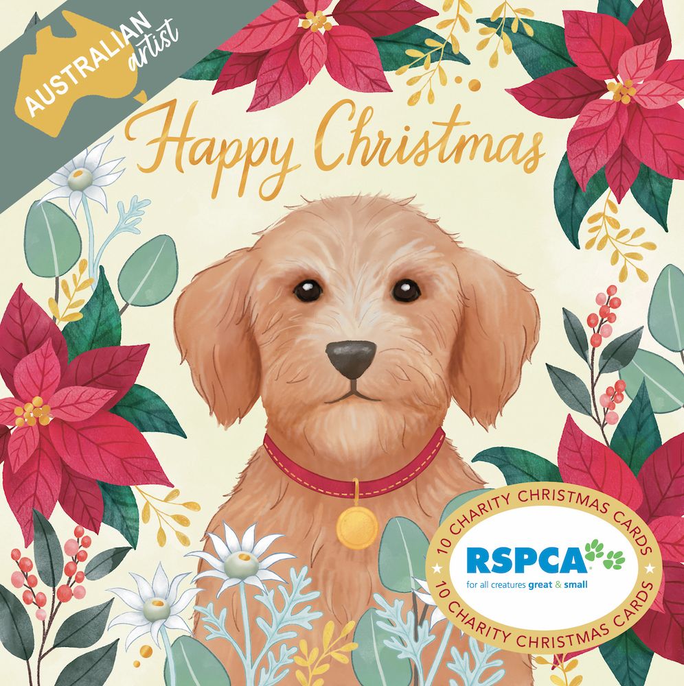 RSPCA Christmas Dog Charity Boxed Christmas Cards