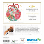RSPCA Floral Bauble Charity Boxed Christmas Cards