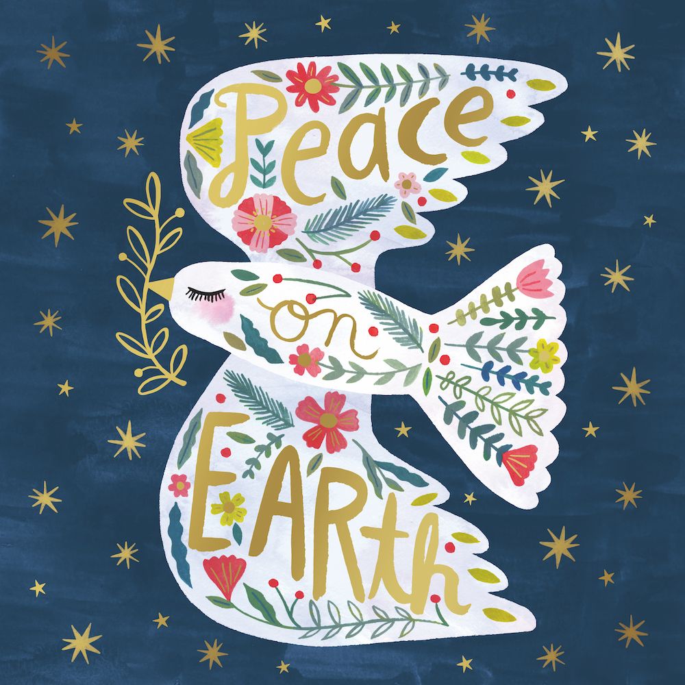 RSPCA Peace On Earth Charity Boxed Christmas Cards
