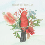 Jeans for Genes Floral King Parrot Charity Boxed Christmas Cards
