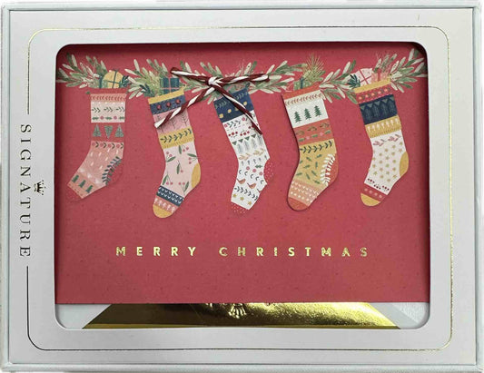 Make-A-Wish Australia Signature Stocking Charity Boxed Christmas Cards