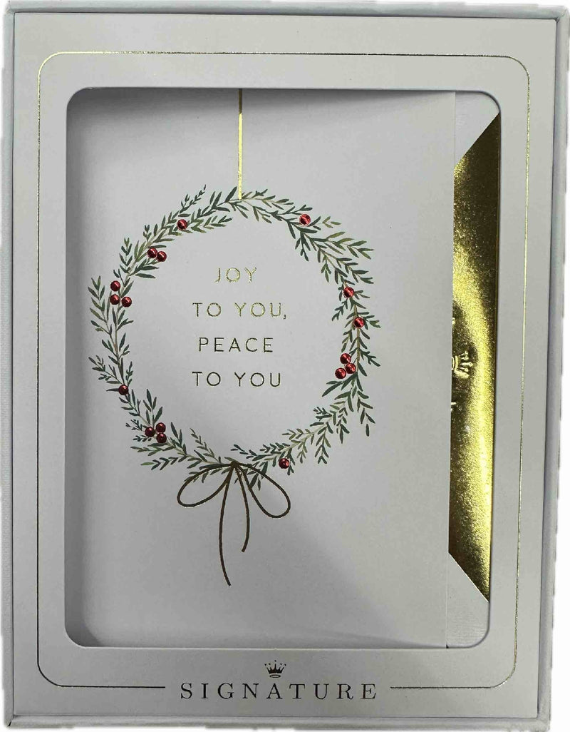 Make-A-Wish Australia Signature Wreath Charity Boxed Christmas Cards