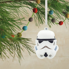 Star Wars Stormtrooper Helmet Hallmark Blown Glass Ornament