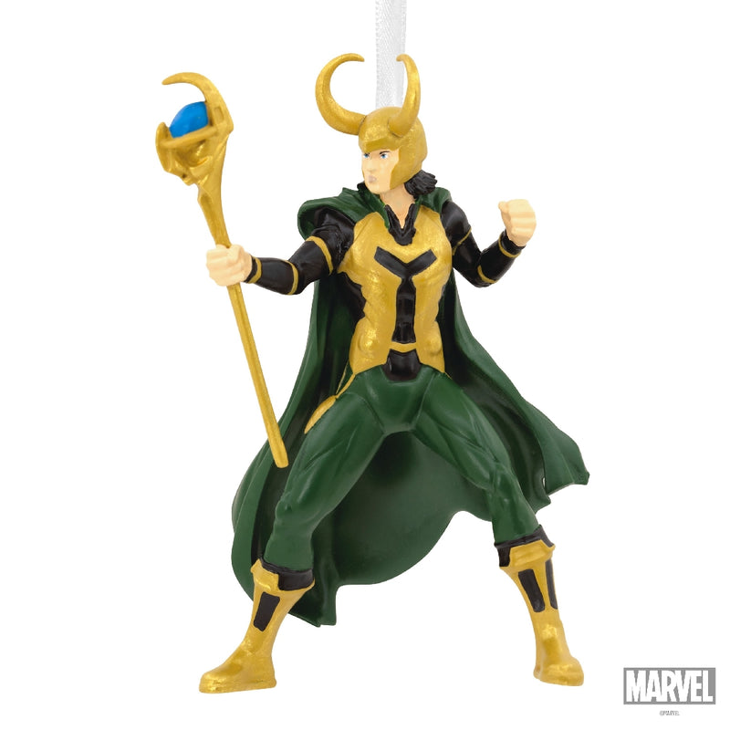 Marvel Avengers Assemble Loki Hallmark Resin Ornament